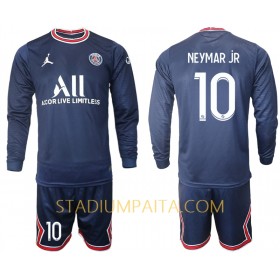 Virallinen pelipaita Paris Saint-Germain Neymar JR 10 Koti 2021-22 Pitkähihainen - Lasten( + Lyhyet housut )